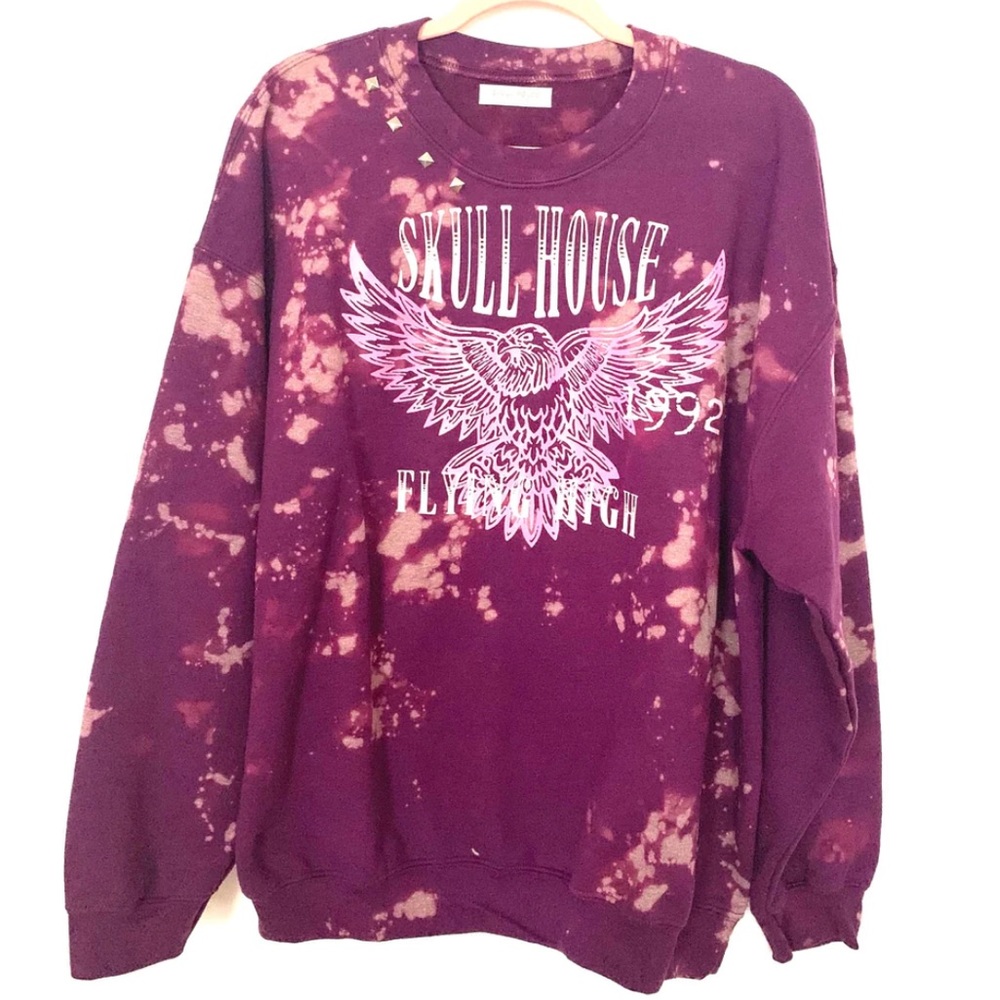 SKULL HOUSE FLYING HIGH 1992 EAGLE OVERSIZED SWEATSHIRT